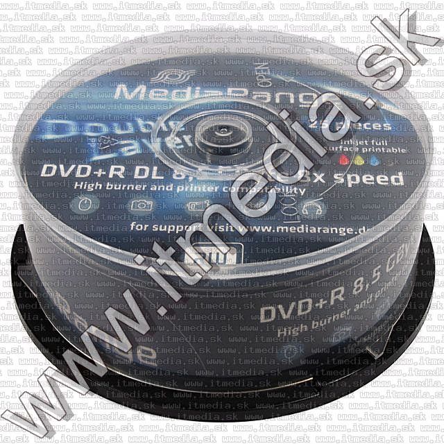 Image of MediaRange DVD+R Double Layer 8x Fullprint 25cake (IT7091)