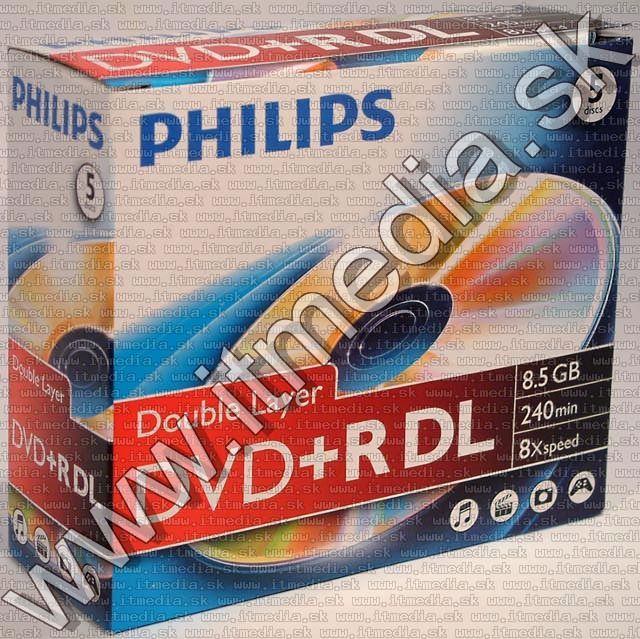 Image of Philips DVD+R Double Layer 8x NormalJC (9672) (IT1290)