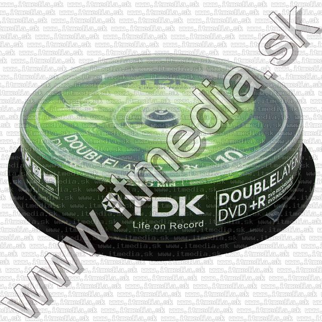 Image of TDK DVD+R Double Layer 8x 10cake (IT5479)