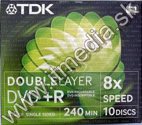 Image of TDK DVD+R Double Layer 8x NormalJC (IT1336)