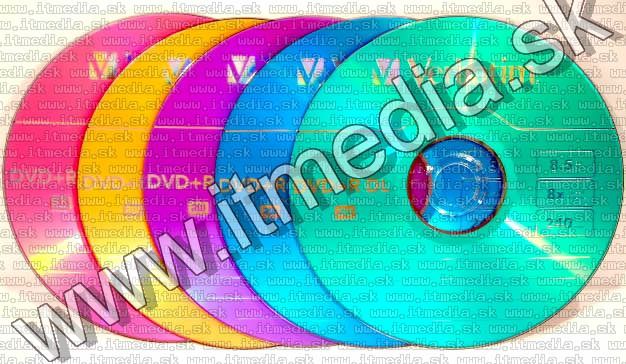 Image of Verbatim DVD+R Double Layer 8x SlimJC *COLOR* 5pack (IT6340)