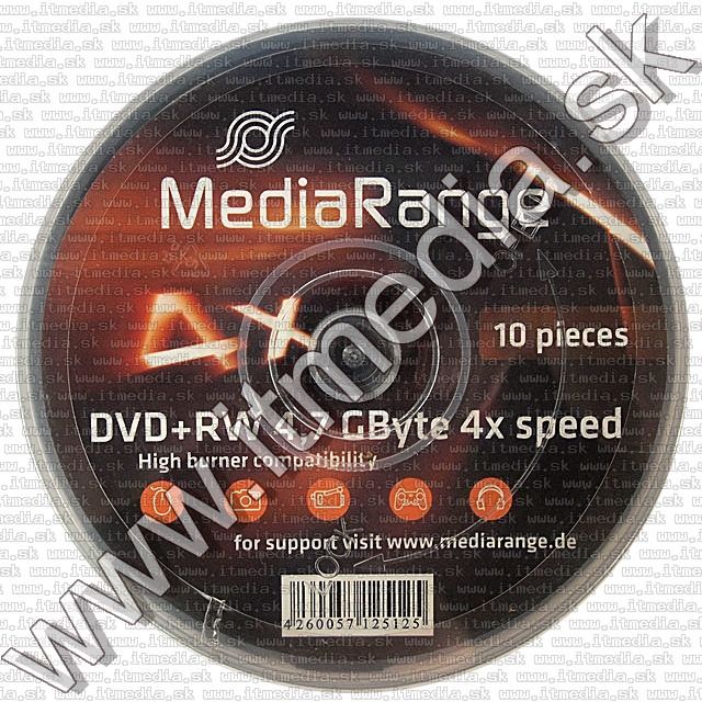 Image of MediaRange DVD+RW 4x 10cake (IT9080)