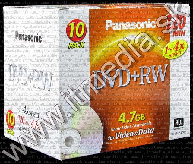 Image of Panasonic DVD+RW 4x Normal JC (IT5391)