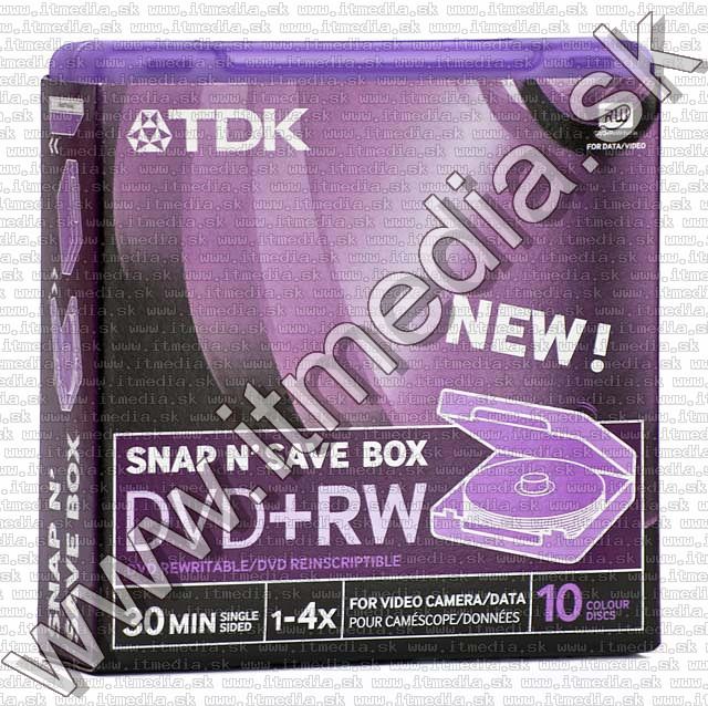 Image of TDK ****mini**** DVD+RW 4x 1.4GB Snap-n-Save (IT5199)