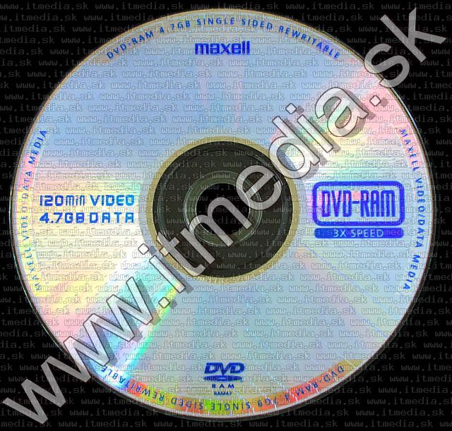 Image of Maxell DVD-RAM 1 side DVDbox (IT5413)