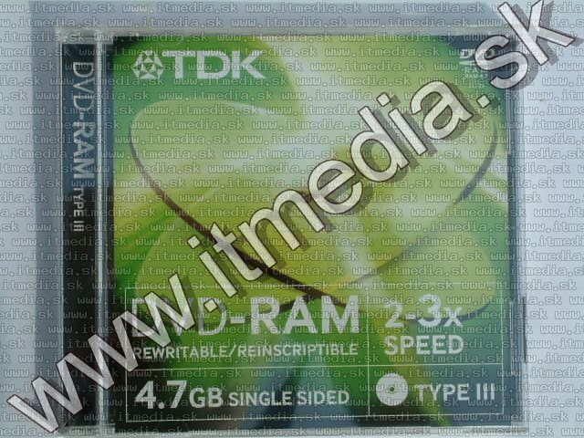 Image of TDK DVD-RAM 1 side Normal JC (IT6364)