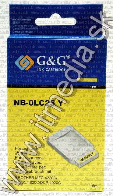 Image of Brother ink (GnG) LC25 yellow 18ml (IT4816)