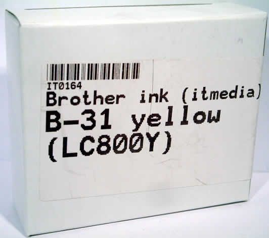 Brother ink (itmedia) B-31 yellow (LC800Y) (IT0164) Image of Brother ink (itmedia) B-31 yellow (LC800Y) (IT0164)