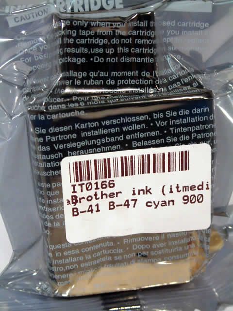 Image of Brother ink (itmedia) B-41 B-47 cyan 900 (IT0166)
