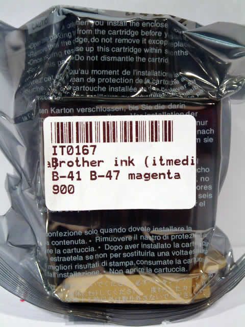 Brother ink (itmedia) B-41 B-47 magenta 900 (IT0167) Image of Brother ink (itmedia) B-41 B-47 magenta 900 (IT0167)