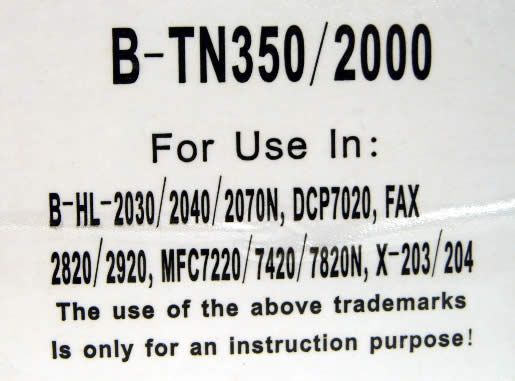 Image of Brother toner (itmedia) TN350 *rebuild* (IT3473)