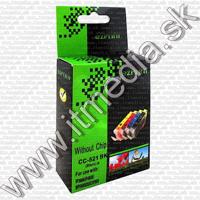Image of Canon ink (ezPrint) CLI-521 Black *No Chip* (IT6829)
