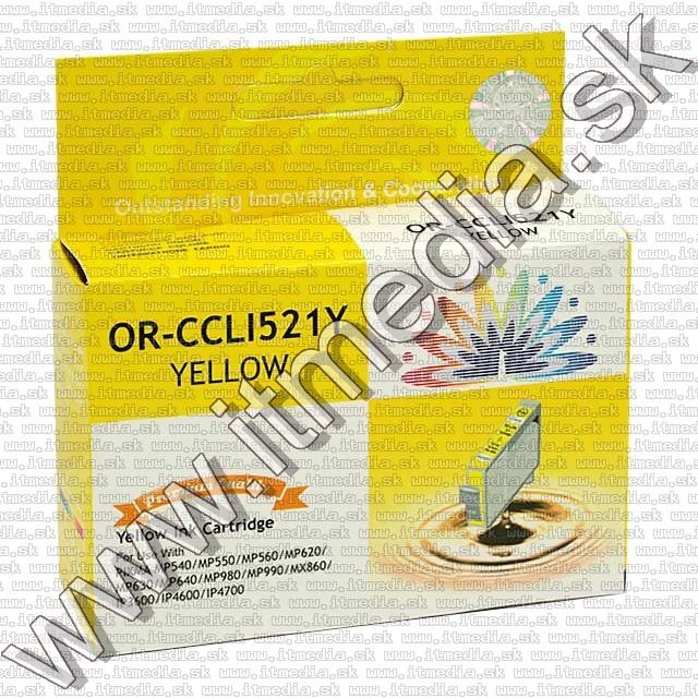 Image of Canon ink (itmedia) CLI-521 Yellow *No Chip* (IT3331)
