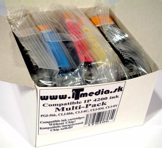 Image of Canon ink (itmedia) ***IP4000-IP4200 MULTIPACK*** (no chip) (IT0106)