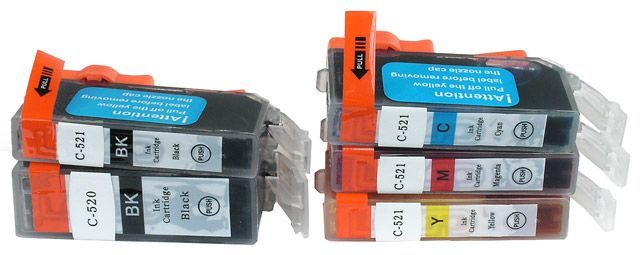 Image of Canon ink (itmedia) ***IP4600-IP4700 MULTIPACK*** *CHIP* ECO 520-521 (IT5212)