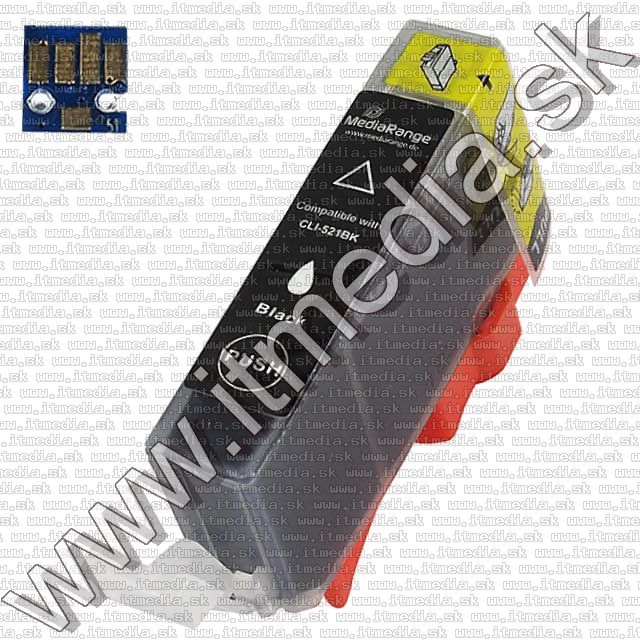 Image of Canon ink (MediaRange) CLI-521 Black *With Chip* (IT7494)