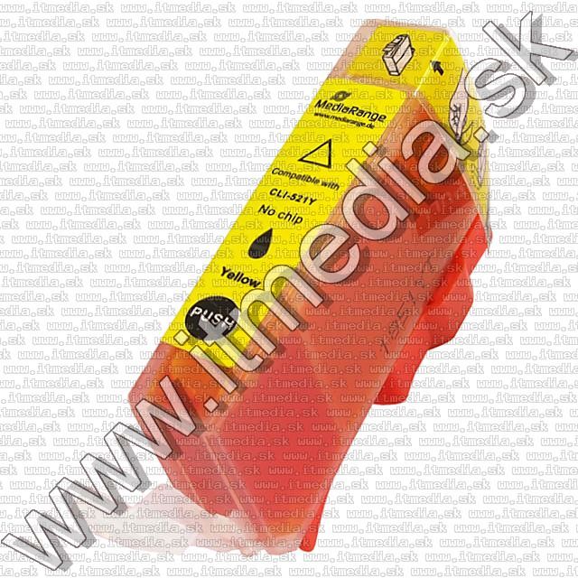 Image of Canon ink (MediaRange) CLI-521 Yellow *No Chip* (IT7492)