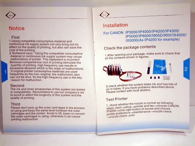 Image of IT Media CISS system CANON PIXMA IP4200 (IT0540)