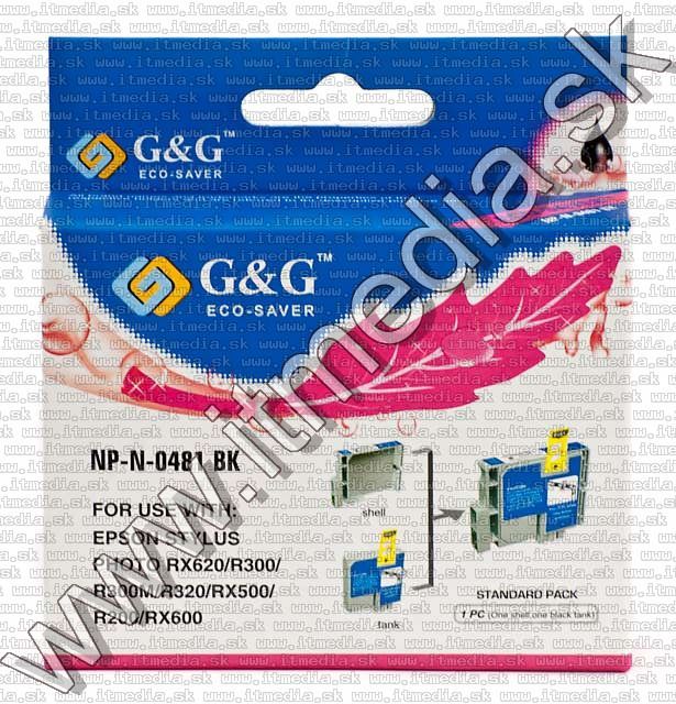 Image of Epson ink (GnG) 0T481 black (IT5677)