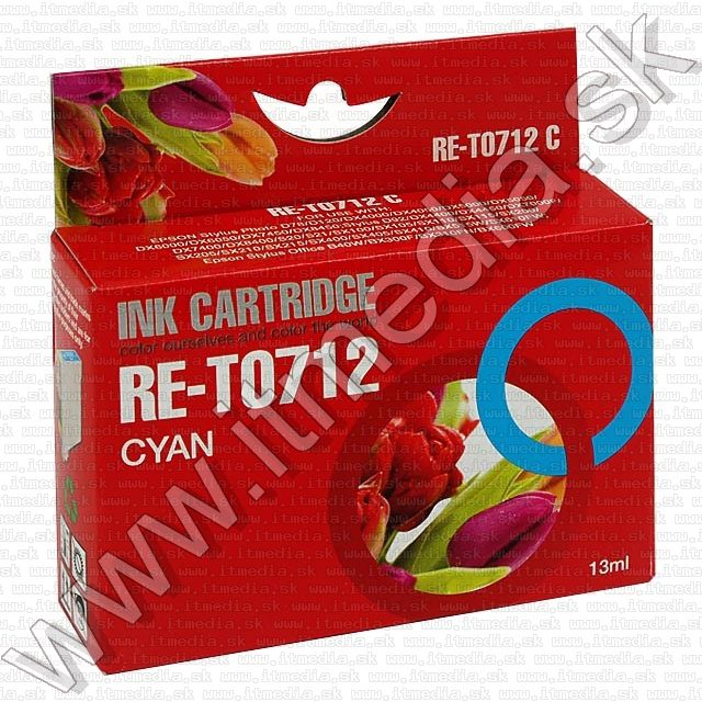 Image of Epson ink (GnG) 0T712 INFO!! **C** RedBox *cyan* (IT1223)