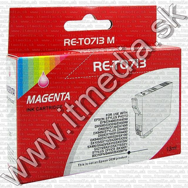 Image of Epson ink (GnG) 0T713 INFO!! **C** RedBox *magenta* (IT1224)