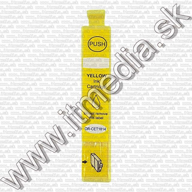 Image of Epson ink (itmedia) T1814 (18XL) Yellow (V8.1) (OR) (IT8934)