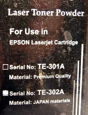 Image of IT Media EPSON refill powder black TS-302A 150g (IT2882)