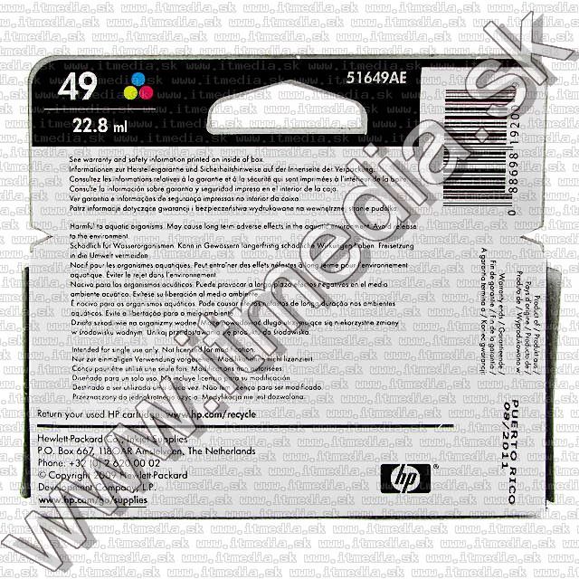 Image of Hp ink (HP) 49 (51649AE) *ORIGINAL* (IT3943)