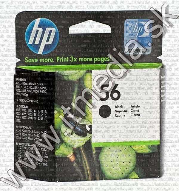 Image of Hp ink (HP) 56 Black C6656A *ORIGINAL* INFO! (IT6503)