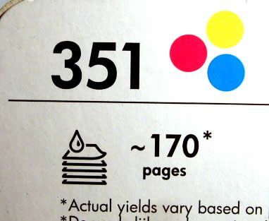 Image of HP ink (HP *Original*) 351 (CB337EE) 3.5ml (IT3313)