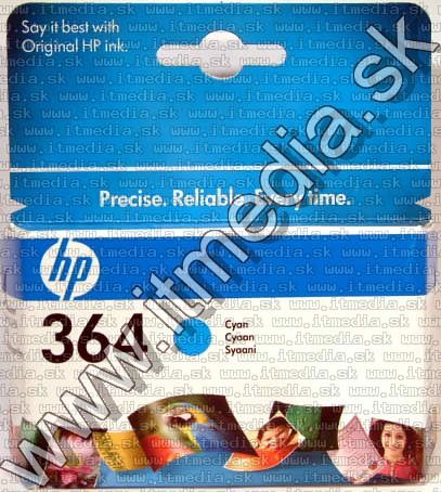 Image of HP ink (HP *Original*) 364 (CB318EE) cyan (IT3315)