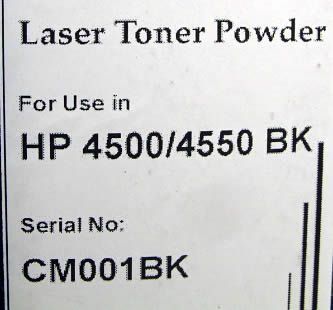 Image of IT Media HP 4500 refill powder black 200g CM-001bk (IT2883)