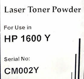 Image of IT Media HP 1600 refill powder Yellow 200g CM-002Y (IT2890)