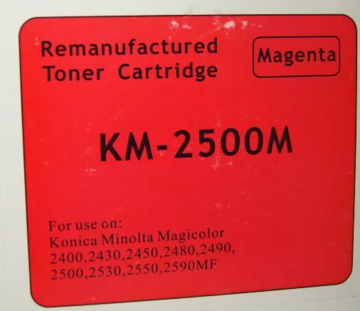 Image of Konica-Minolta toner (itmedia) 2400/2500 *Magenta* *rebuild* (IT3479)