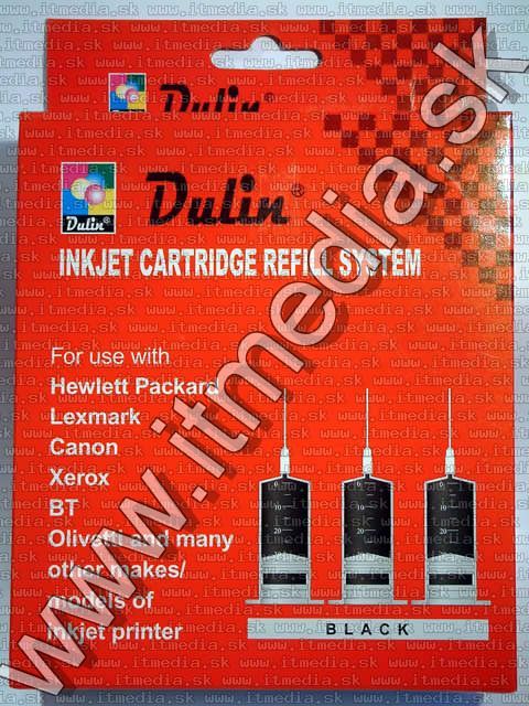 Image of Universal ink (Dulin) Refill Set 3x30 ml **BLACK** (IT2161)