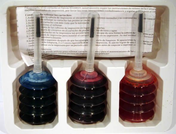Image of Universal ink (itmedia) Refill Set 3x30 ml **COLOR** (IT2065)