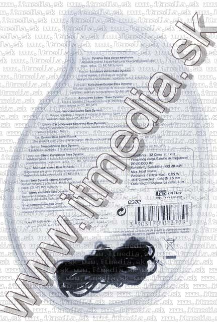 Image of TnB Earphones 3.5mm Jack *CS02* (IT3917)