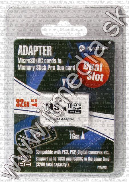 Image of Dual microSD to MS Pro Duo adapter BULK (IT5628)