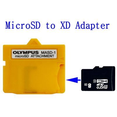Image of Oympus MASD-1 MicroSDből XD Memóriakártya adapter *utángyártott*  (IT5751)