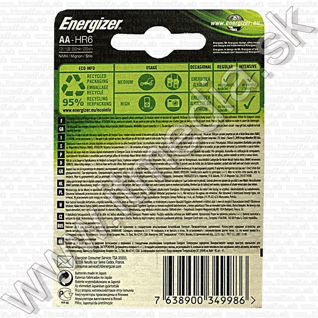 Image of Energizer akku R06 2x2300 mAh AA *Extreme* (IT4467)