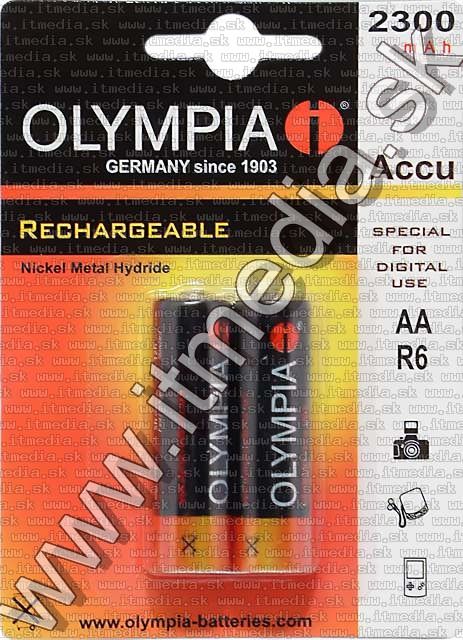 Image of Olympia akku 2x2300 mAh AA (R6) (IT1716)