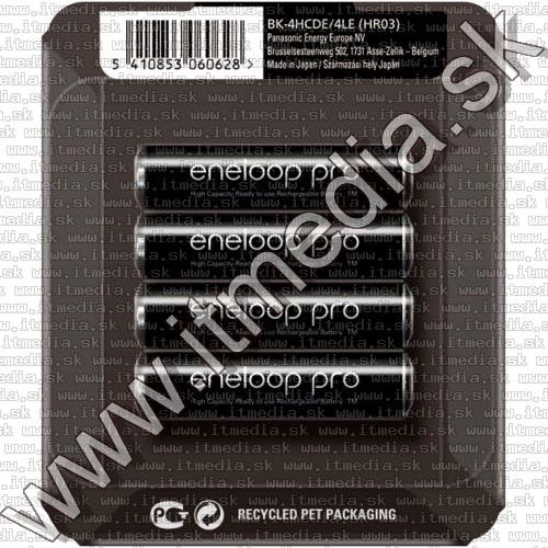 Image of Panasonic Eneloop PRO akku HR03 4x930 mAh AAA *SLIDE* *Ready2Use* (IT14045)