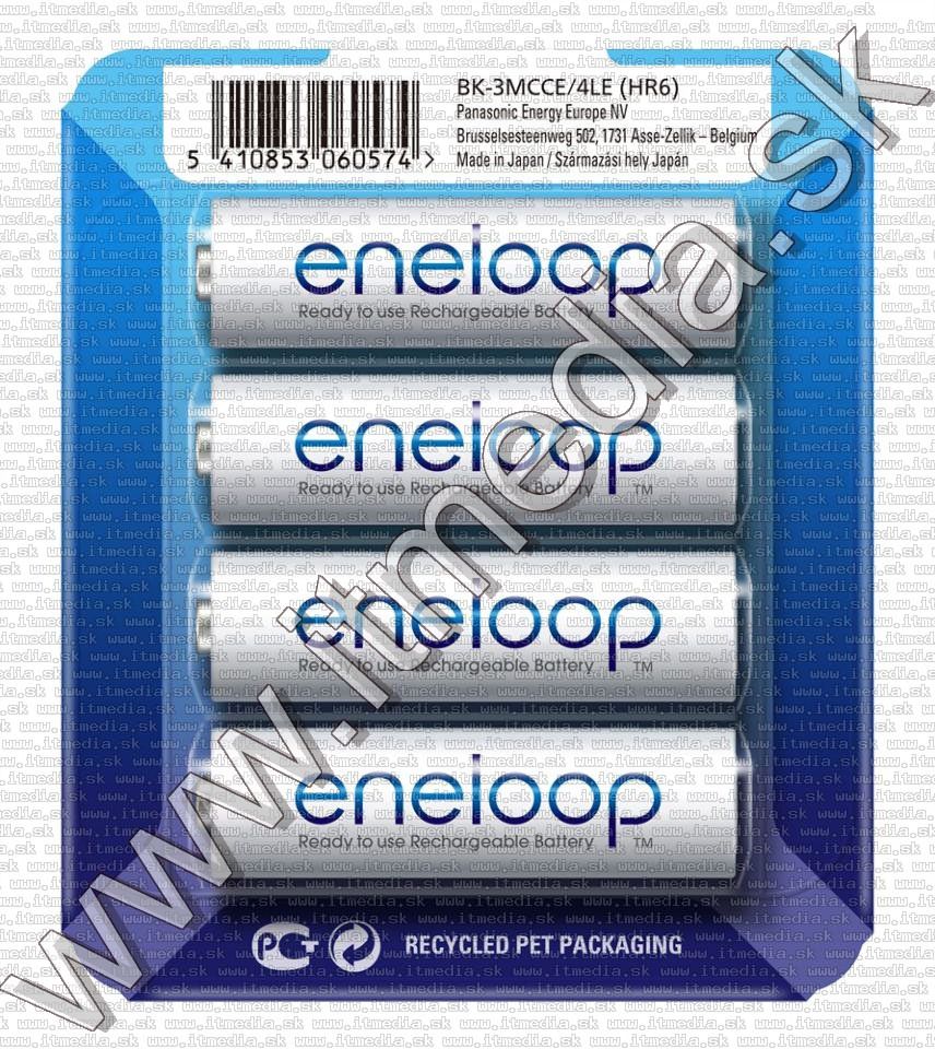 Image of Panasonic Eneloop akku HR06 4x1900 mAh AA *SLIDE* *Ready2Use* (IT13961)