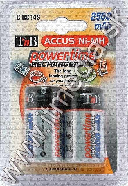 Image of TnB akku 2x2500 mAh **R14** (Baby) (IT6561)