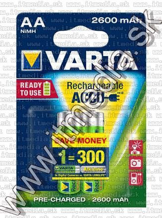 Image of Varta akku R06 2x 2600 mAh AA *Ready To Use* (IT10107)