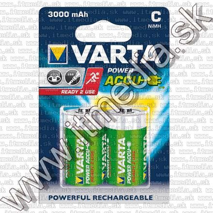 Image of Varta akku R14 2x 3000mAh Baby (C) NiMH *Ready To Use* (IT10112)