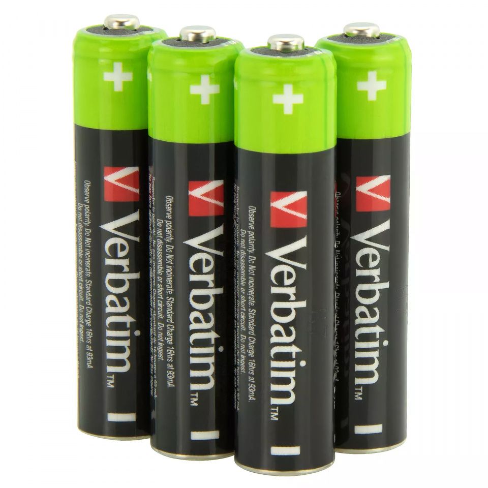 Image of Verbatim akku R03 4x 950 mAh AAA 49514 (IT14822)