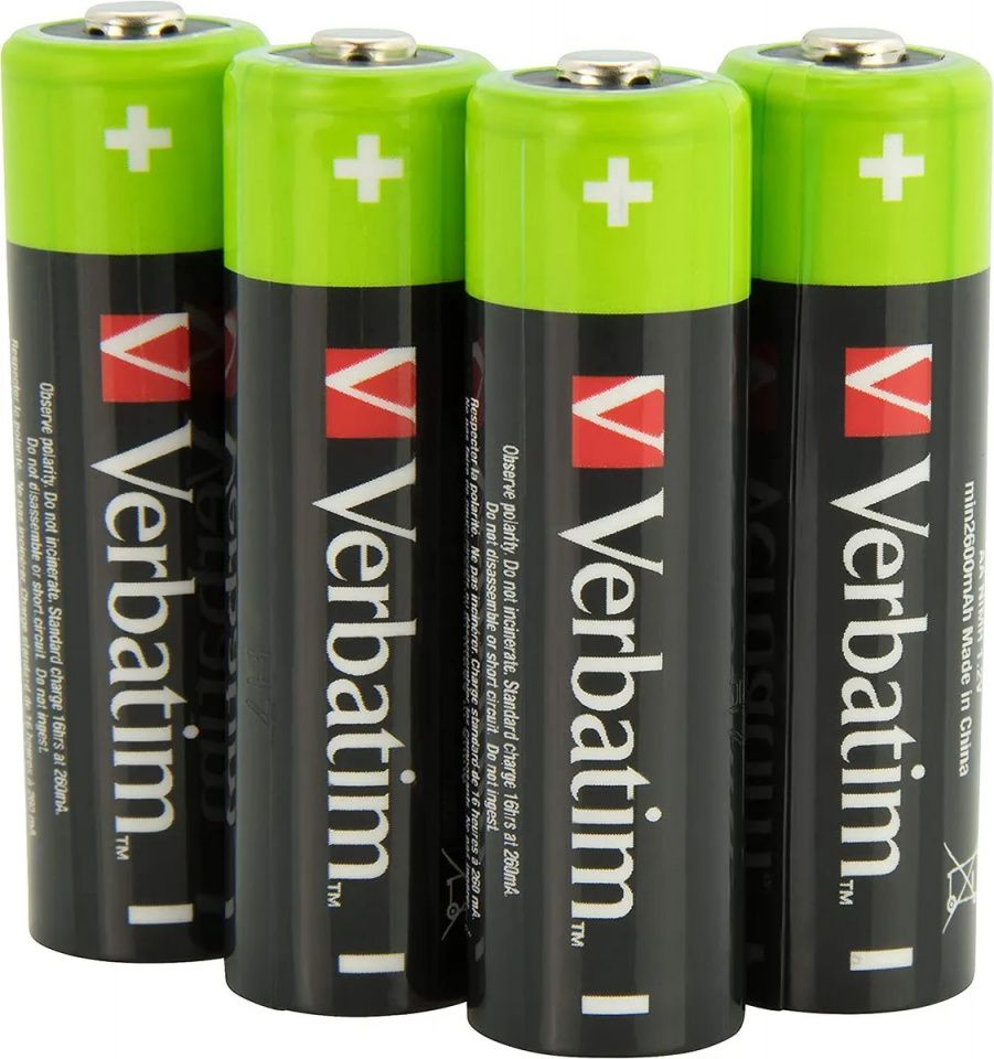 Image of VErbatim akku R06 4x 2500 mAh AA 49517 (IT14823)