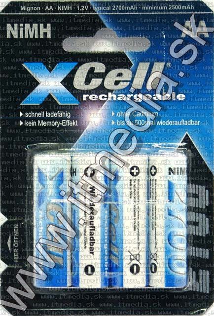 Image of XCell akku HR06 **4x** 2700 mAh AA (IT4480)