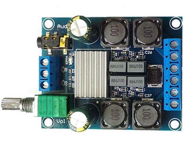 Image of Digitális erősítő panel sztereó 2x50w 24V (bulk) TPA3116 (IT14303)